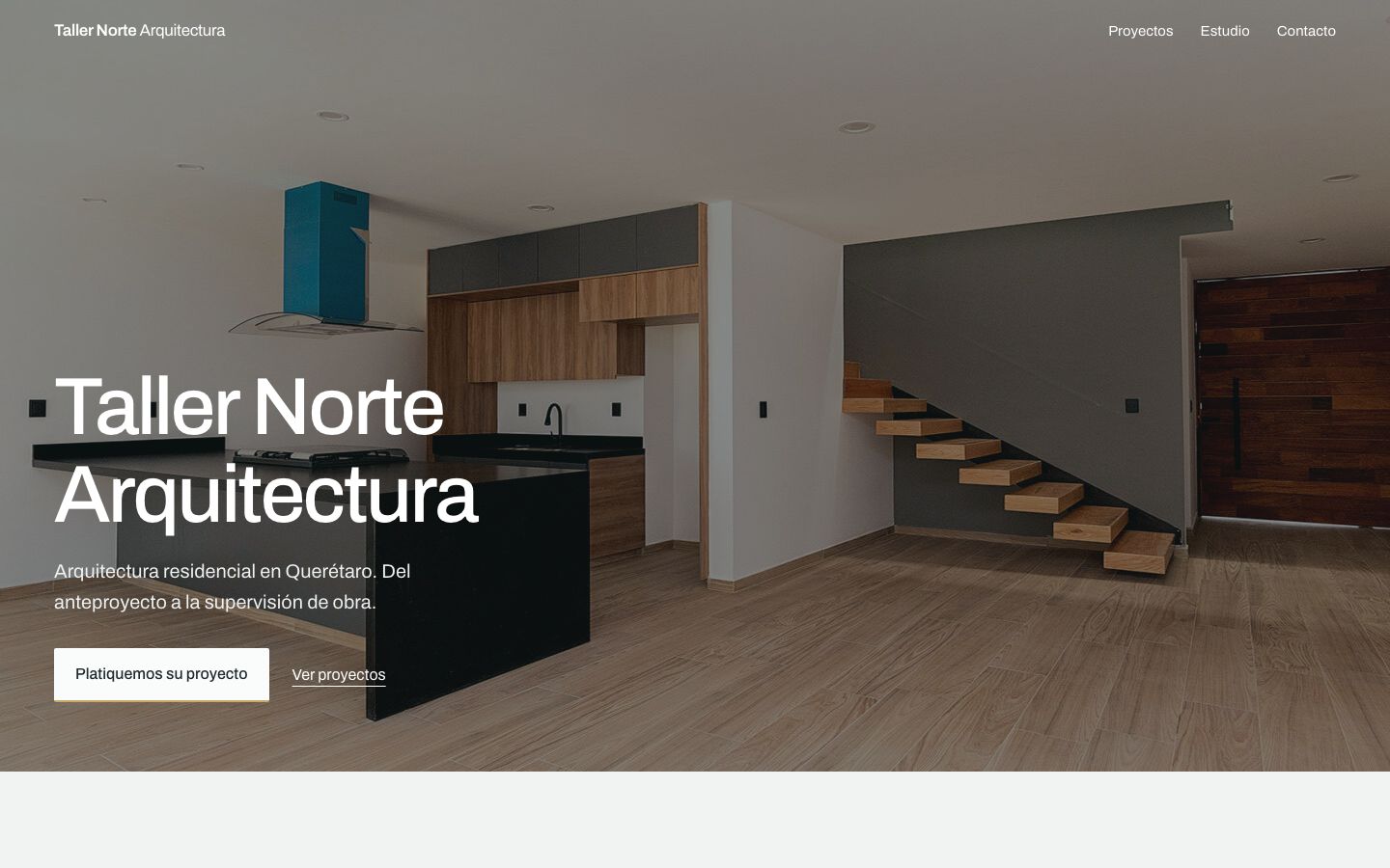 Portafolio web armado por Zaha